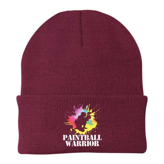 Paintball Warrior Paintball Player Birthday Party Knit Cap Winter Beanie