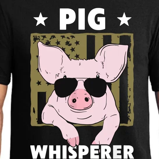 Pig Whisperer Pig Design For Men Hog Farmer Pajama Set