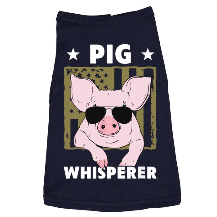 Pig Whisperer Pig Design For Men Hog Farmer Doggie Tank