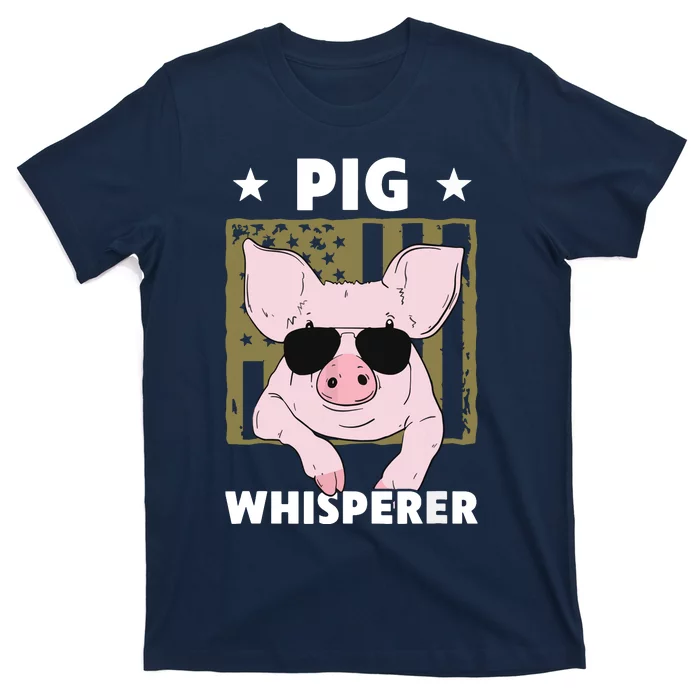 Pig Whisperer Pig Design For Men Hog Farmer T-Shirt