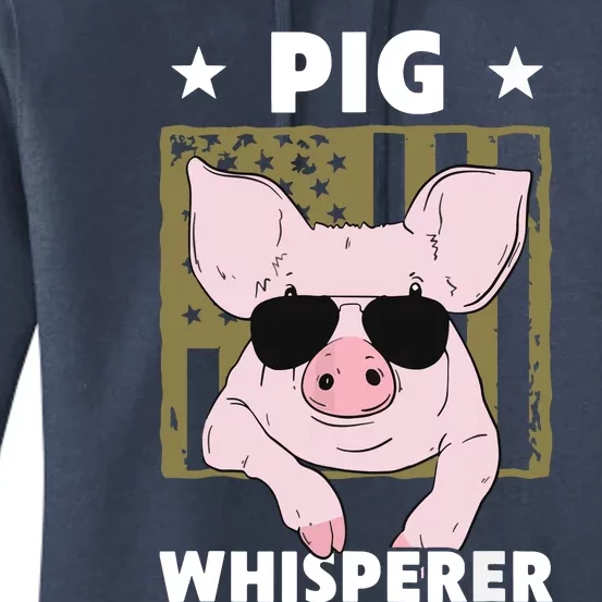 Pig Whisperer Pig Design For Men Hog Farmer Women's Pullover Hoodie