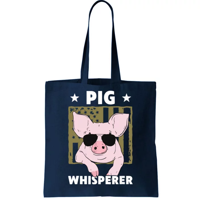 Pig Whisperer Pig Design For Men Hog Farmer Tote Bag