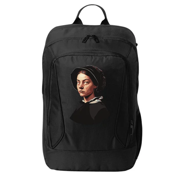 Pilgrim Woman Painting City Backpack