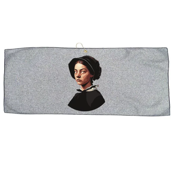 Pilgrim Woman Painting Large Microfiber Waffle Golf Towel