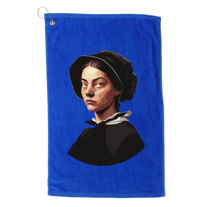 Pilgrim Woman Painting Platinum Collection Golf Towel