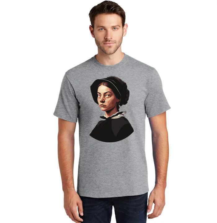 Pilgrim Woman Painting Tall T-Shirt