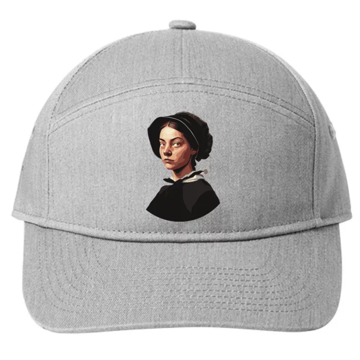 Pilgrim Woman Painting 7-Panel Snapback Hat