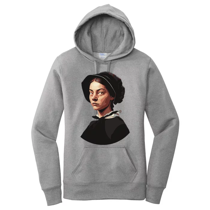 Pilgrim Woman Painting Women's Pullover Hoodie