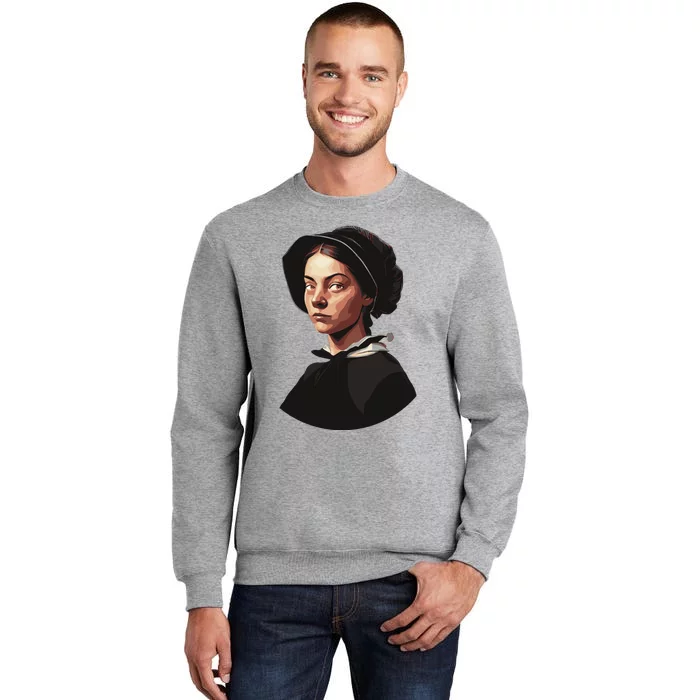 Pilgrim Woman Painting Tall Sweatshirt