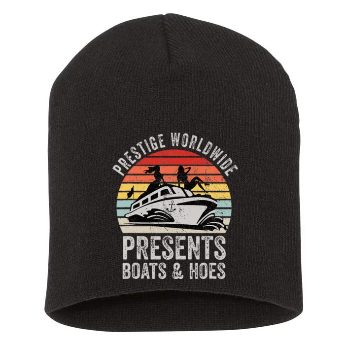 Prestige Worldwide Presents Boats And Hoes Short Acrylic Beanie