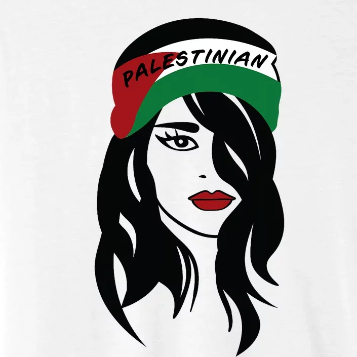 Palestinian Woman Palestine Flag Palestinians Woman Scarf ChromaSoft Performance T-Shirt