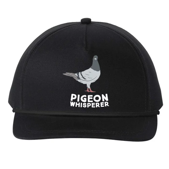 Pigeon Whisperer Pigeon Bird Cute Pigeon Whisperer Birds Snapback Five-Panel Rope Hat