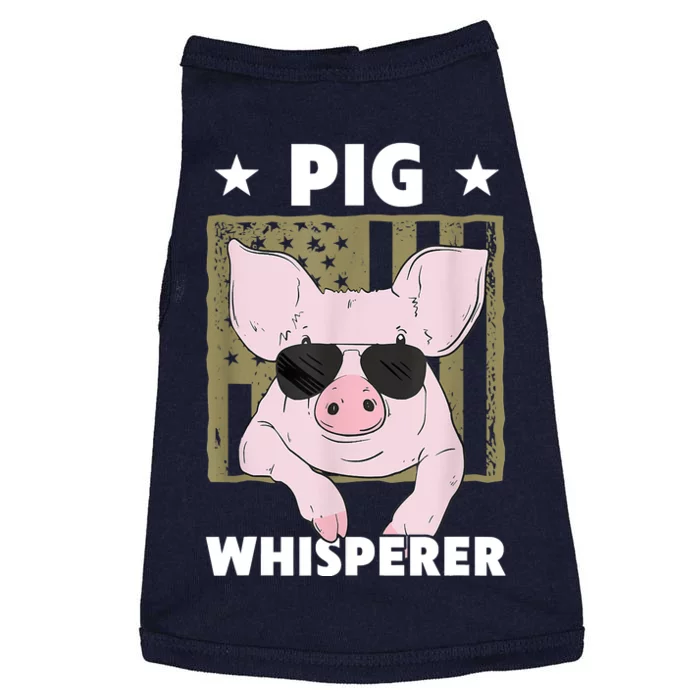 Pig Whisperer Pig Design For Hog Farmer Doggie Tank