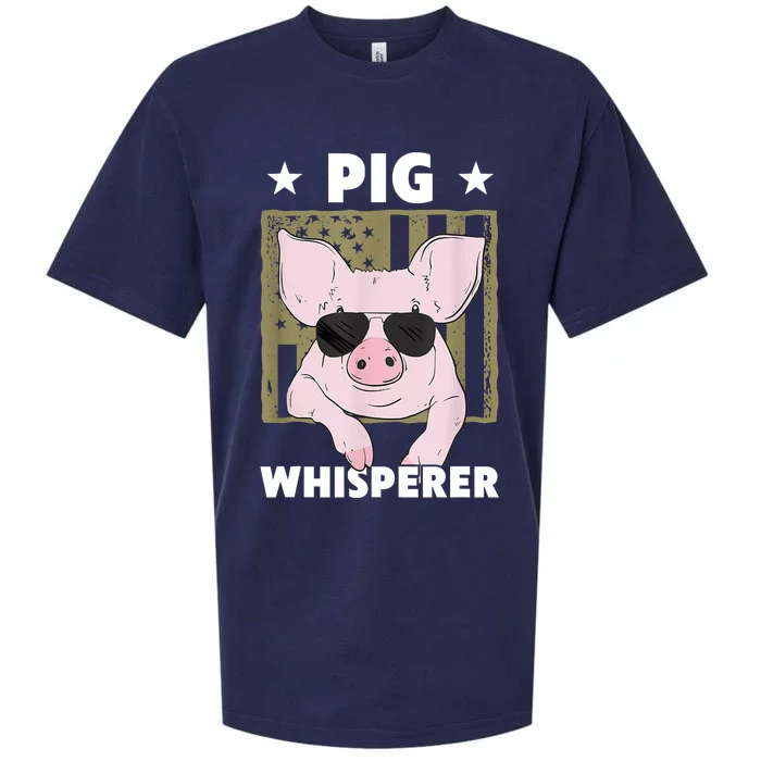 Pig Whisperer Pig Design For Hog Farmer Sueded Cloud Jersey T-Shirt