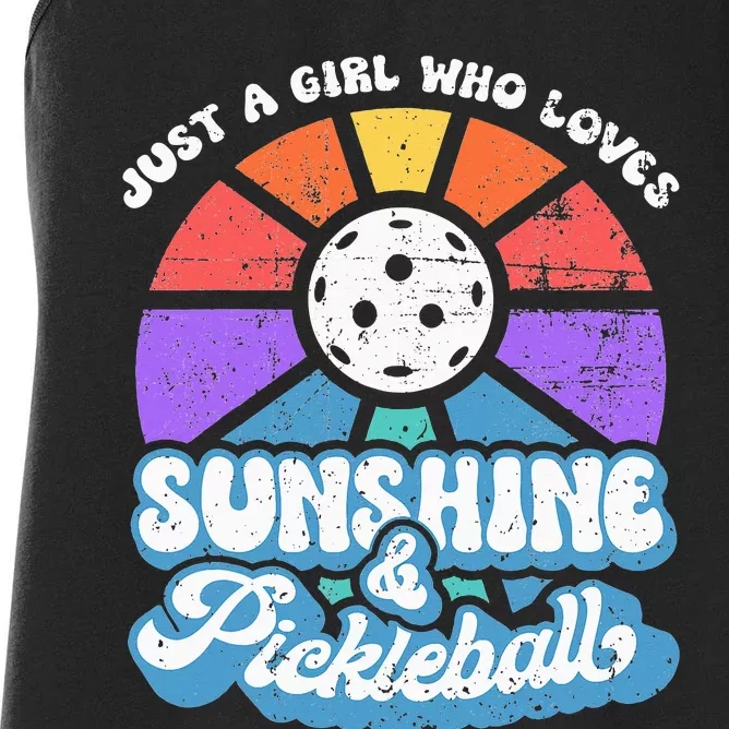 Pickleball Wo Pickleball Pickleball Lover Women's Racerback Tank