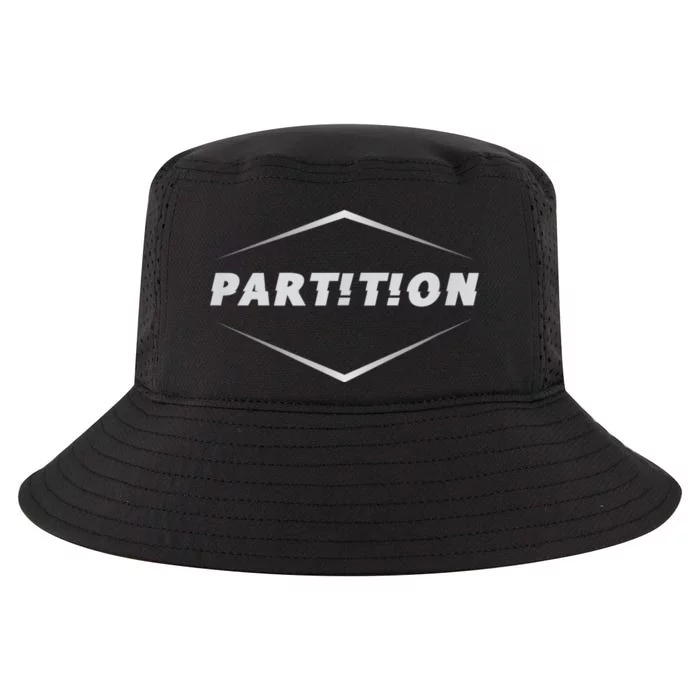 Partition White Cool Comfort Performance Bucket Hat