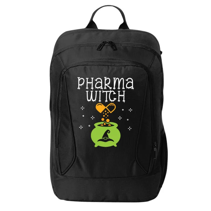 Pharmacy Witch Pharmacist Halloween Costume Pharmacy Pills City Backpack