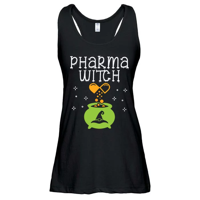 Pharmacy Witch Pharmacist Halloween Costume Pharmacy Pills Ladies Essential Flowy Tank