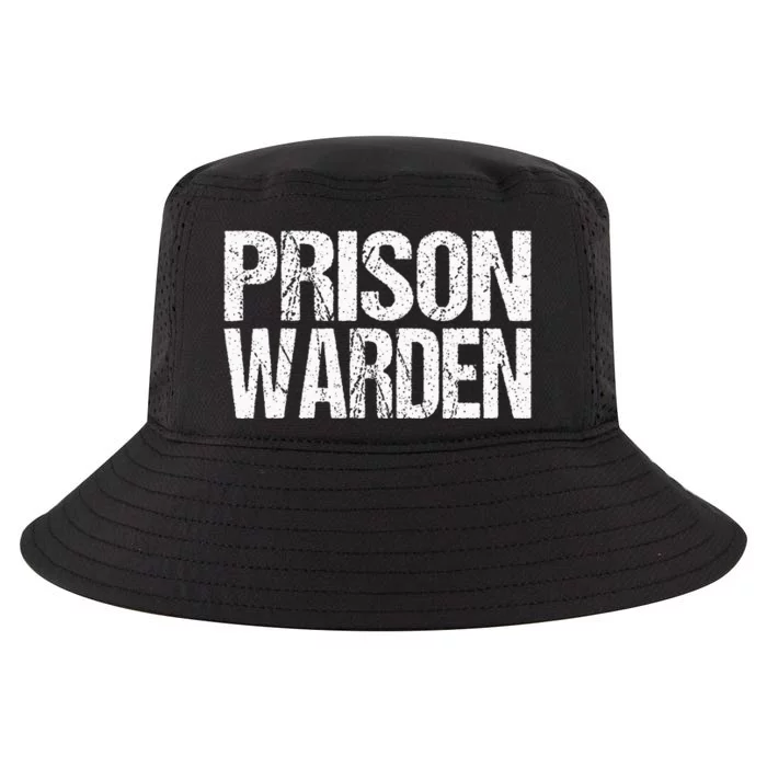 Prison Warden Police Officer Guard Lazy Halloween Cool Comfort Performance Bucket Hat