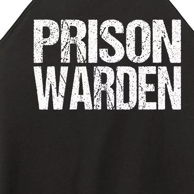 Prison Warden Police Officer Guard Lazy Halloween Women’s Perfect Tri Rocker Tank