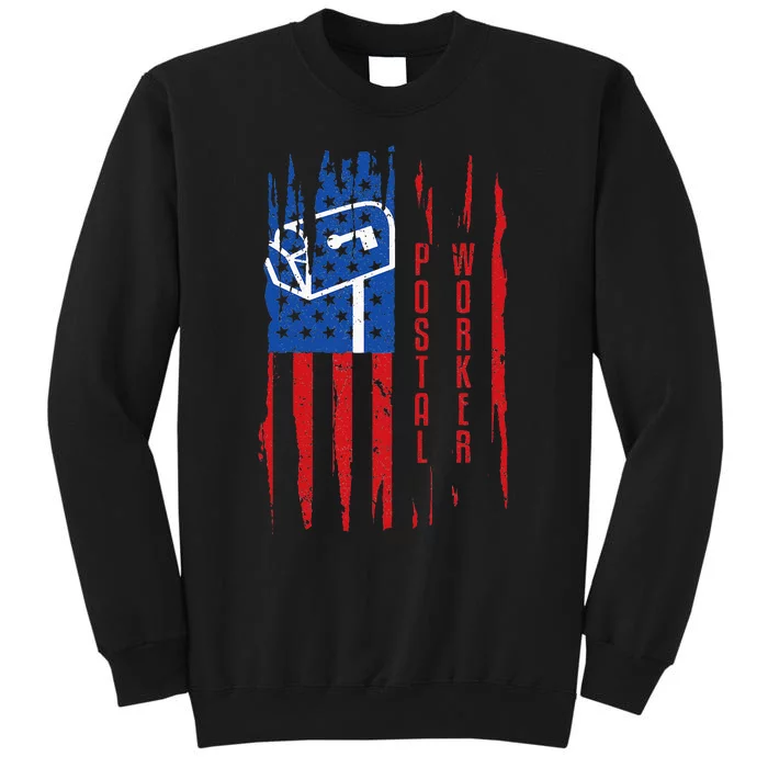 Postal Worker Patriotic US Post Mail Carrier Man Sweatshirt