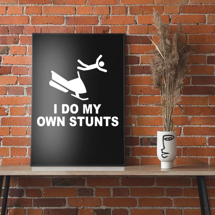 Personal Watercraft PWC I Do My Own Stunts Jet Ski Gift Poster