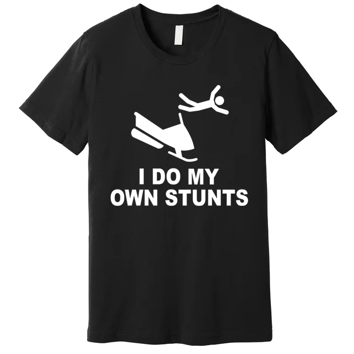 Personal Watercraft PWC I Do My Own Stunts Jet Ski Gift Premium T-Shirt