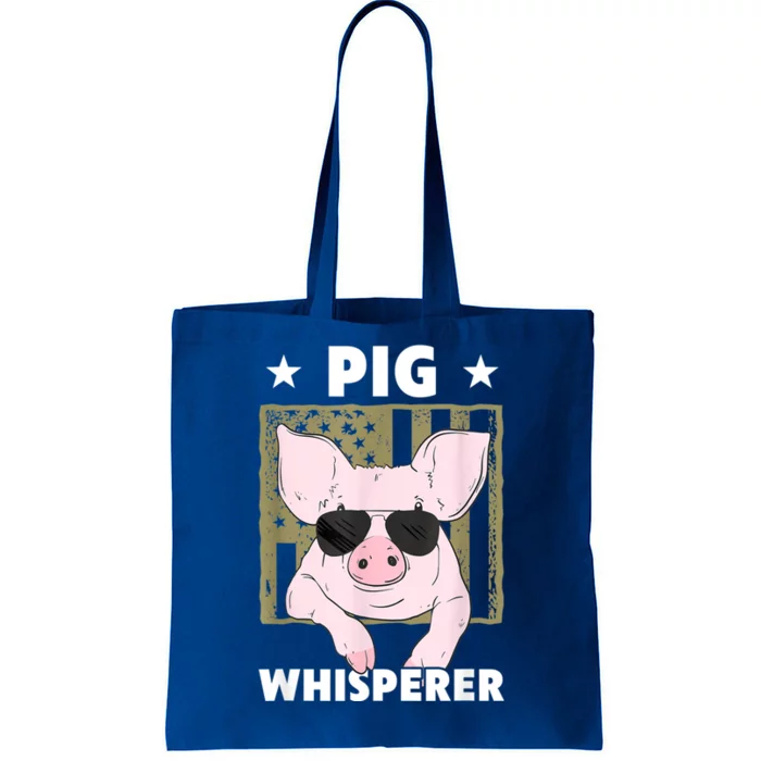 Pig Whisperer Pig Design For Hog Farmer Tote Bag