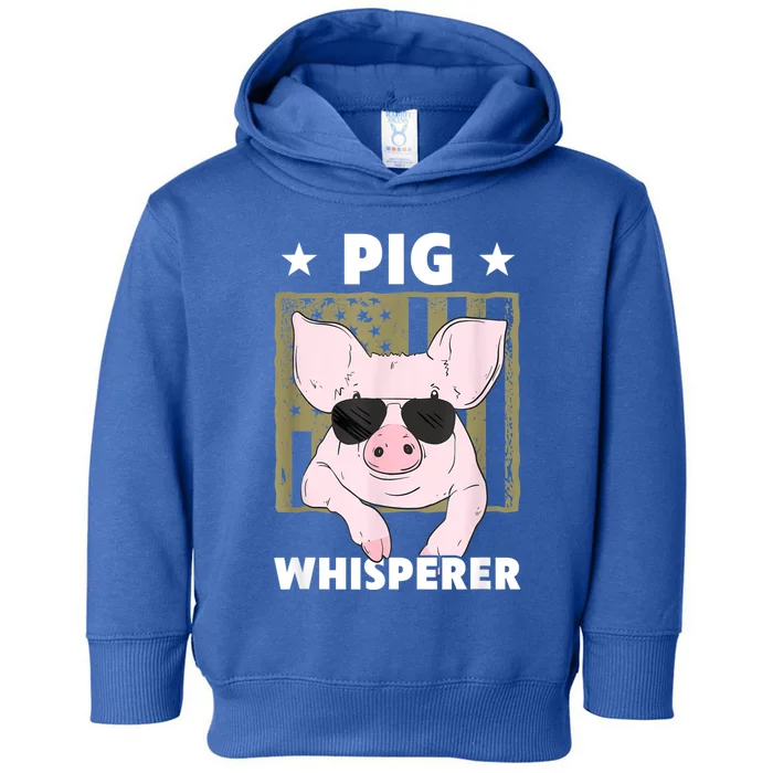 Pig Whisperer Pig Design For Hog Farmer Toddler Hoodie