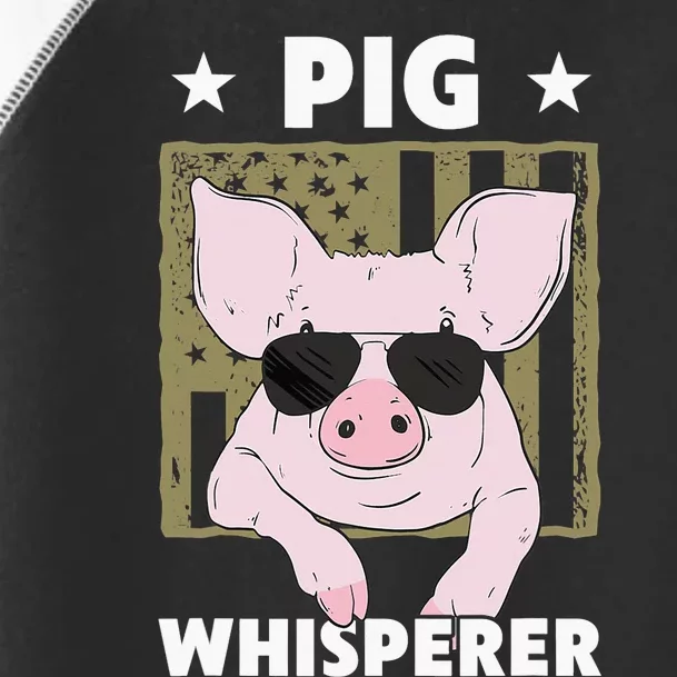 Pig Whisperer Pig Design For Hog Farmer Toddler Fine Jersey T-Shirt