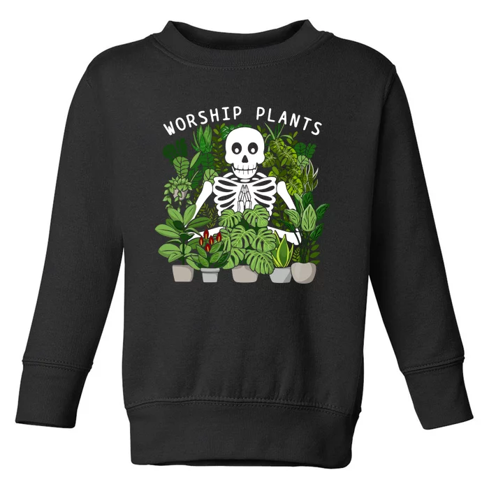 Plant Worship Plants Toddler Sweatshirt