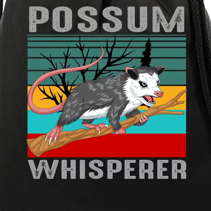 Possum Whisperer Drawstring Bag