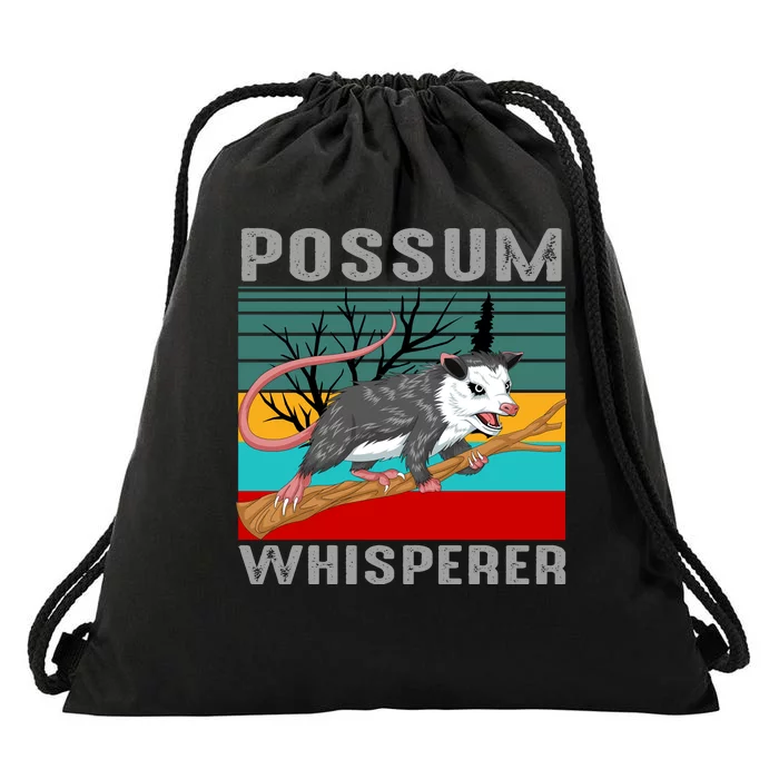 Possum Whisperer Drawstring Bag