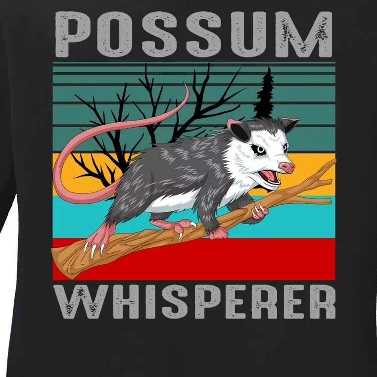 Possum Whisperer Ladies Long Sleeve Shirt