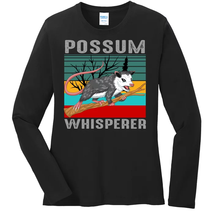 Possum Whisperer Ladies Long Sleeve Shirt