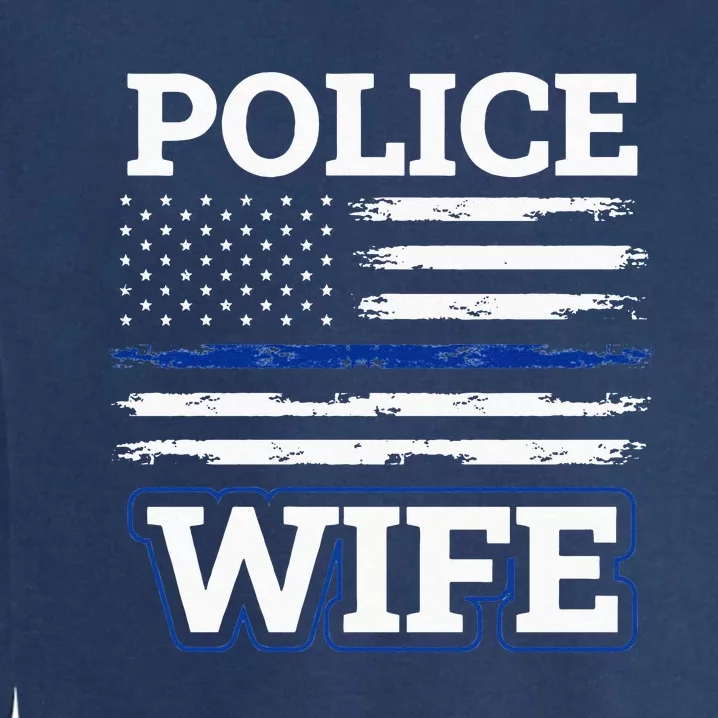 Police Wife Police Wife USA American Flag Garment-Dyed Sweatshirt