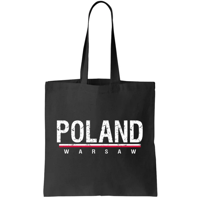 Poland Warsaw Tote Bag