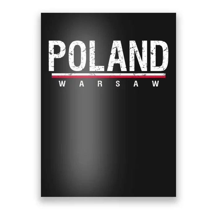 Poland Warsaw Poster