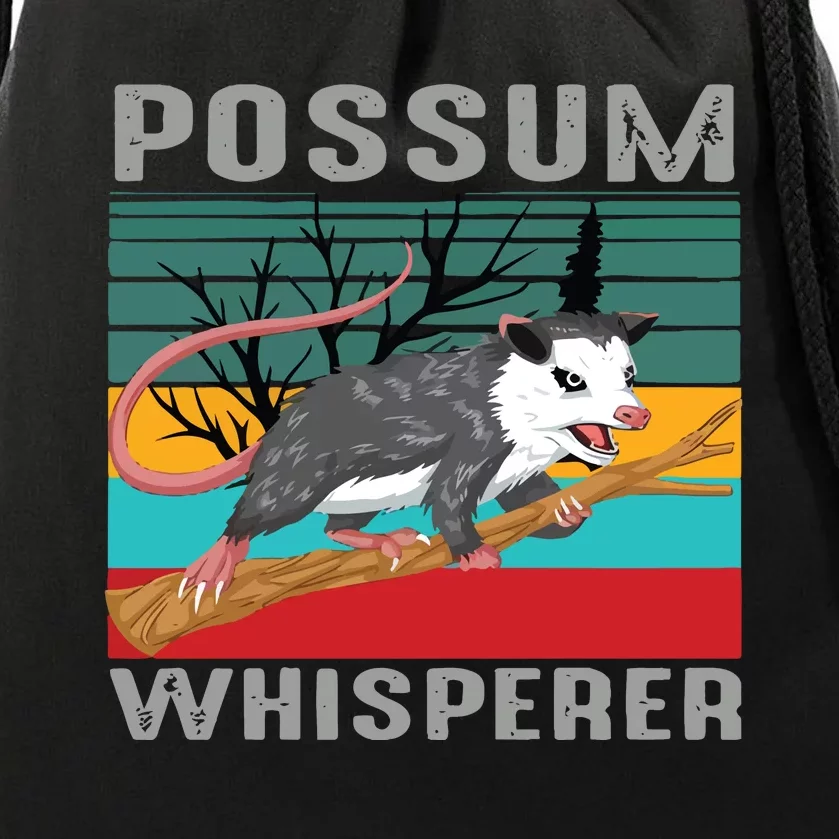 Possum Whisperer Drawstring Bag