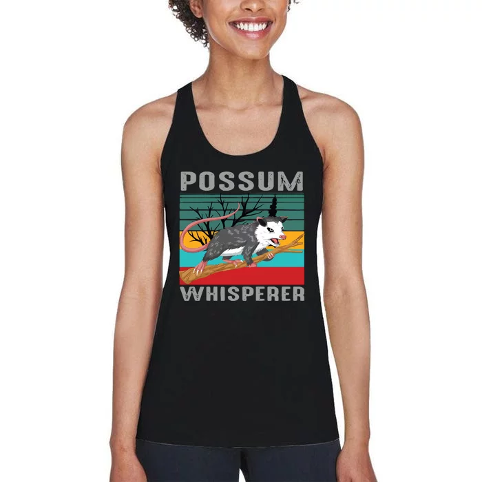 Possum Whisperer Women's Racerback Tank