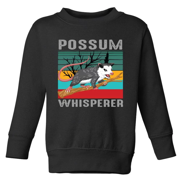 Possum Whisperer Toddler Sweatshirt