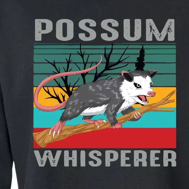 Possum Whisperer Cropped Pullover Crew