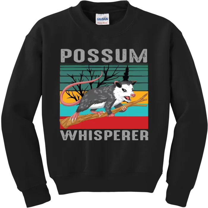 Possum Whisperer Kids Sweatshirt