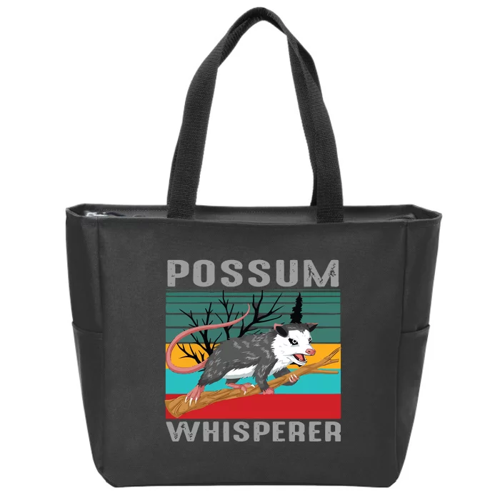 Possum Whisperer Zip Tote Bag