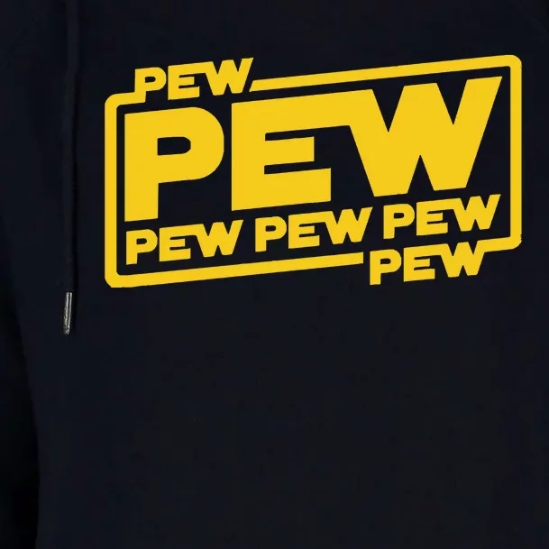 Pew Wars Womens Funnel Neck Pullover Hood