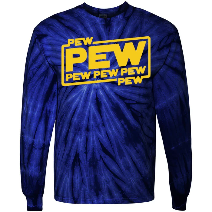 Pew Wars Tie-Dye Long Sleeve Shirt