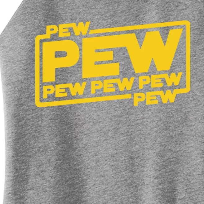 Pew Wars Women’s Perfect Tri Rocker Tank