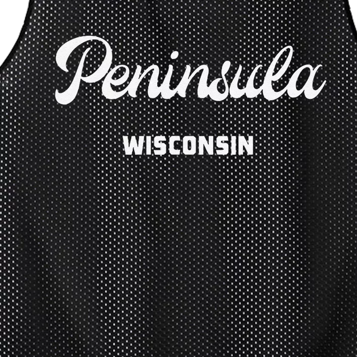 Peninsula Wisconsin Mesh Reversible Basketball Jersey Tank