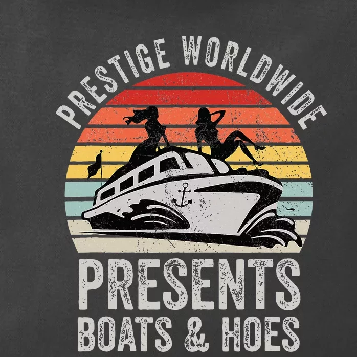 Prestige Worldwide Presents Boats And Hoes Zip Tote Bag