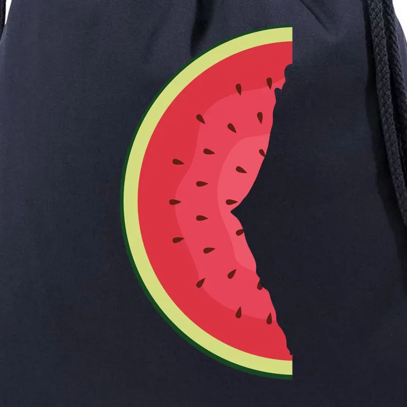 Palestine Watermelon Drawstring Bag